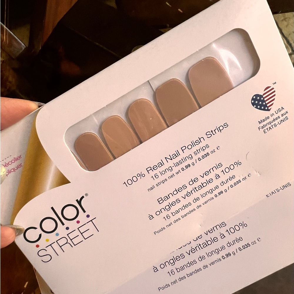 Color Street Polish Strips in Giza Sands & Capitol Hill ( retired) - Picture 4 of 5